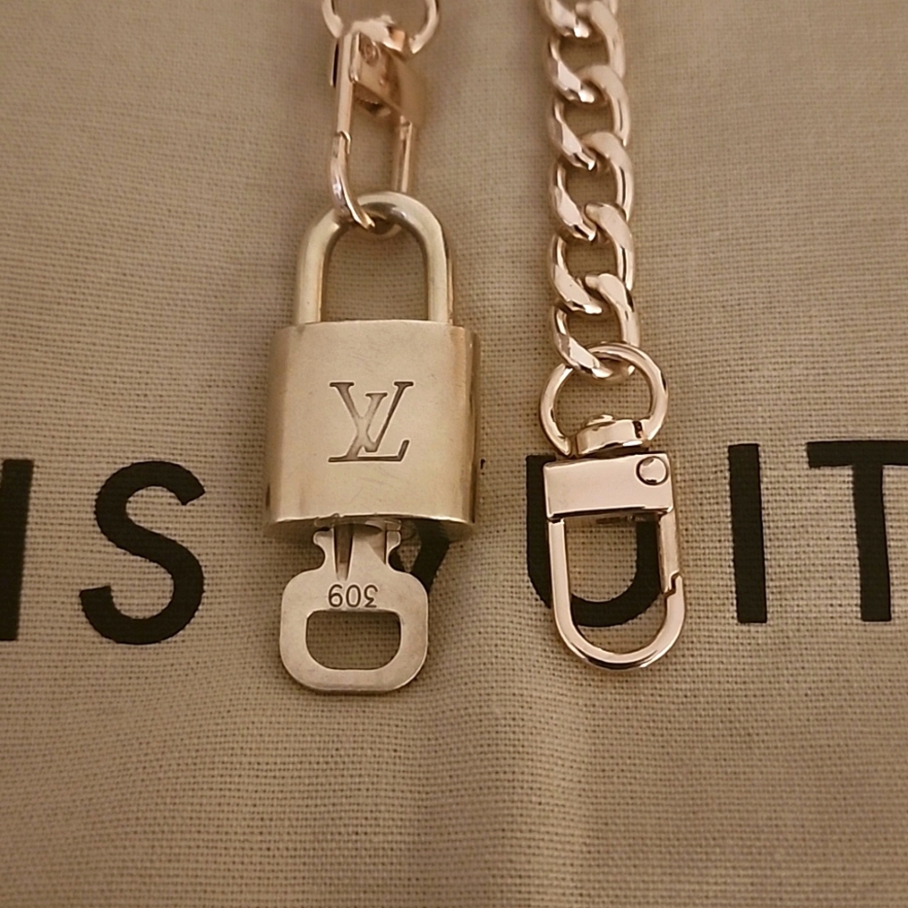 Louis Vuitton Gold Chain Lock